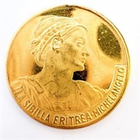 3 Gram Gold Erythraean Sibyl Medal