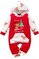 ITS MY 1ST CHRISTMAS ROMPER FOR BABYS 0-6MONTHS