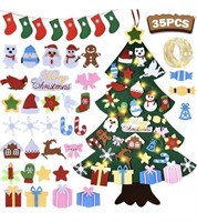 UNCLE NICKY DIY FELT CHRISTMAS TREE 3.4FT PRODUCT