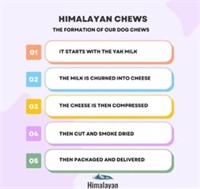 85-100 g Large Himalayan Yak & Cow Milk Dog Chew