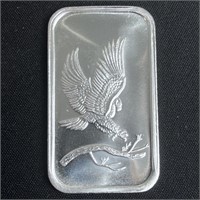 1 oz Fine Silver Bar- SilverTowne Eagle