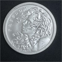 1 oz Fine Silver Round - Freedom