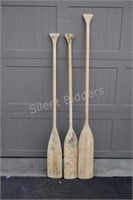 Set of 3 Wooden Paddles