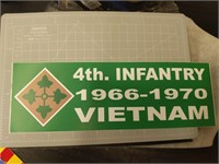 4th infantry Vietnam  sticker