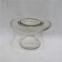 Art Deco Top Hat Glass Vase / Candy Dish - Vintage
