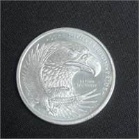 1 oz Fine Silver Round- Golden State Eagle