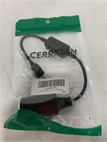 CERRXIAN 1FT USB C MALE TO 12V CIGARETTE LIGHTER