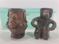 (2) Handmade Artifacts Unknown Origin