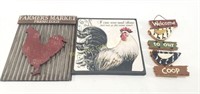 Chicken Farmers Decorative Signs