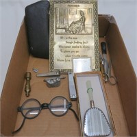 Mirror / Glasses / Toenail Equipment - Vintage