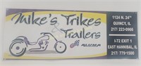 Metal Mike's Trikes & Trailers Sign