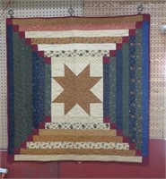 Quilted Wall Hanging - Machine Quilted - 43" x 42"