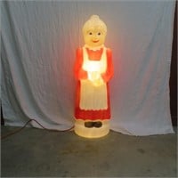 Blow Mold - USA - Mrs Clause - H 41" - Vintage