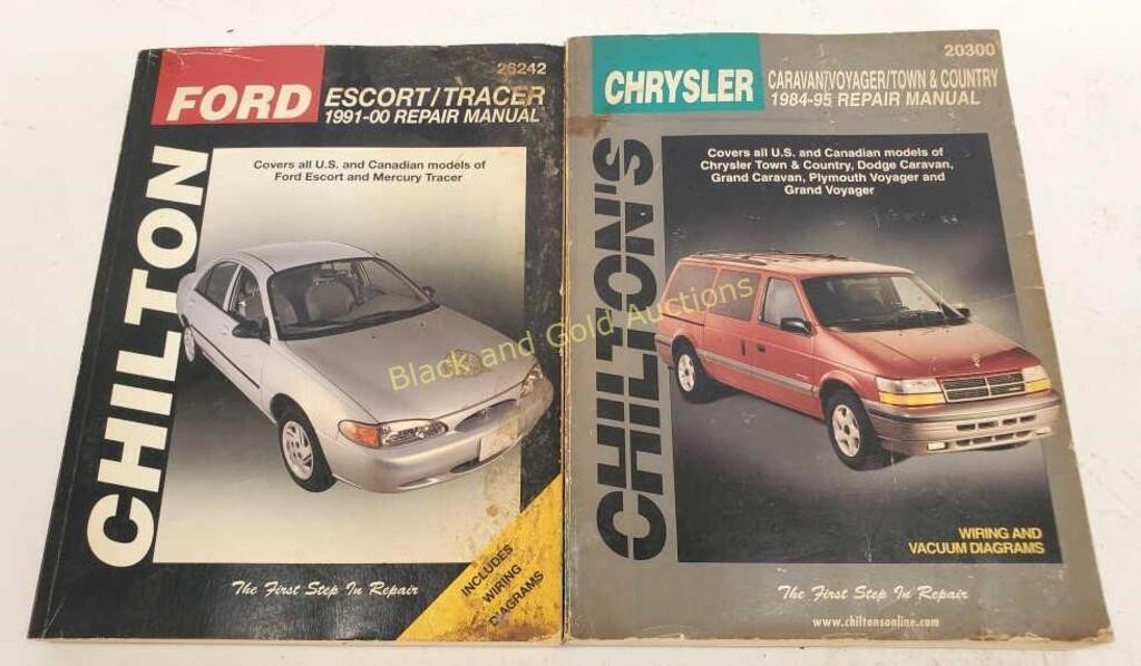 Ford & Chrysler Repair Manual Books