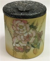 Mt Washington Crown Milano Floral Decorated Jar