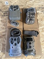 (4) Trail Cameras Lot - refurbished by Factory