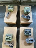 (4) Trail Cameras Lot - refurbished by Factory