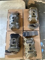 (4) Trail Cameras Lot - refurbished by Factory