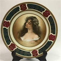 Austria Beehive Mark Porcelain Portrait Plate