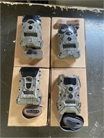 (4) Trail Cameras Lot - refurbished by Factory