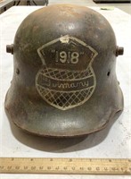 German metal helmet 1918
