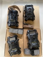 (4) Trail Cameras Lot - refurbished by Factory