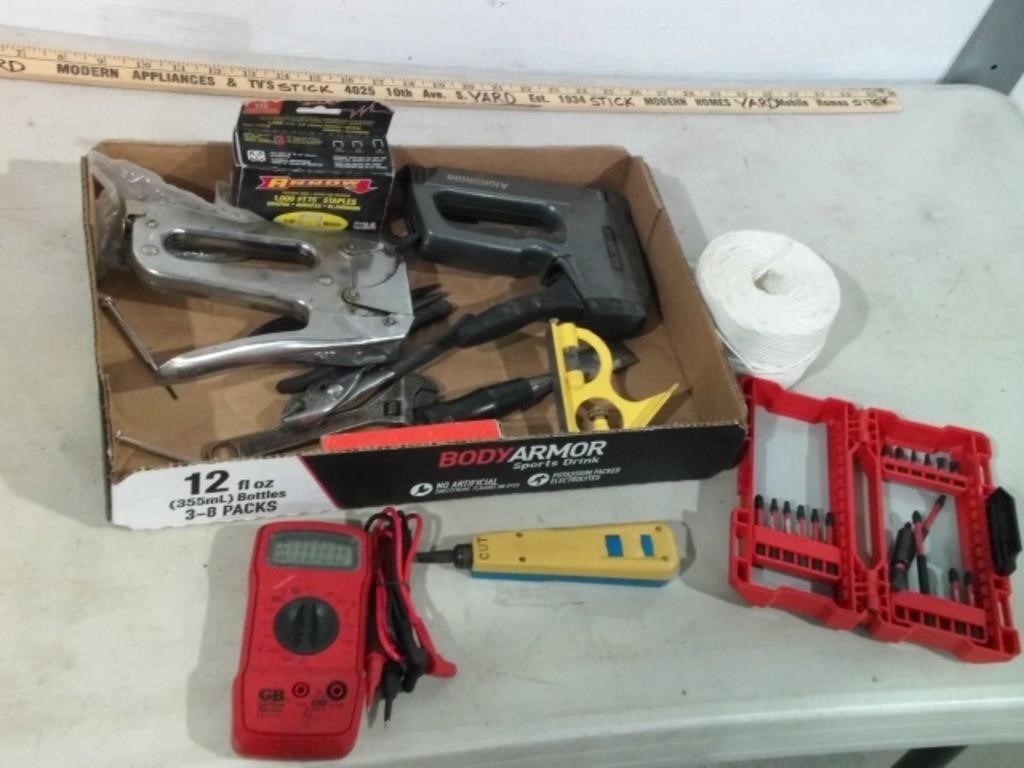 ELECTICAL TOOLS, STAPLERS, OTHER