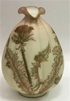 Mt Washington Crown Milano Satin Thistle Vase