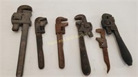 (6) Various Size Monkey Wrenches