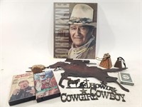John Wayne/Cowboy Collection of Signs