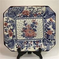 Japanese Platter With Floral Decoration