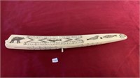 INUIT IVORY CRIBBAGE BOARD