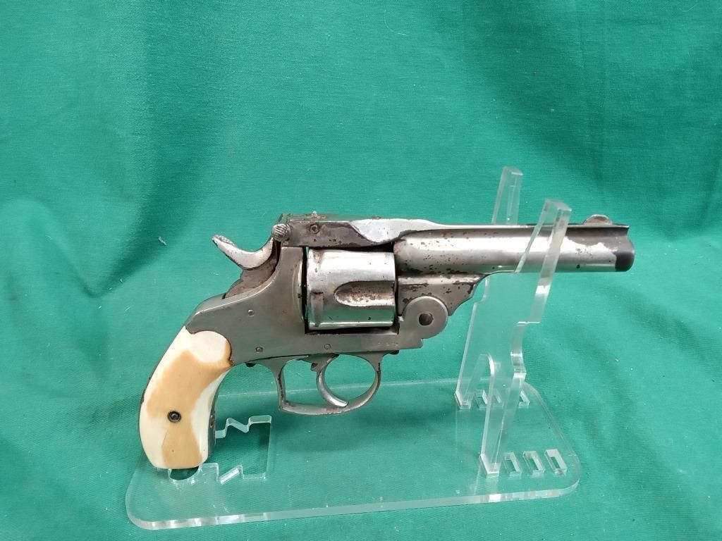 Unknown maker Belgian 5 shot revolver, 32S&W?
