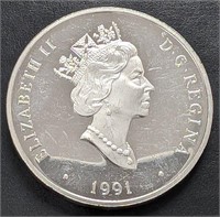 31.2G, 1991, Silver Coin