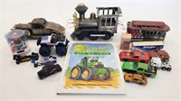 VTG Train Cars, Various Cars, & Book