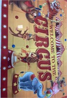 WELCOME TO THE CIRCUS KIDS BACKDROP 70X45IN