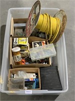 Flat of Electrical/Workshop Supplies