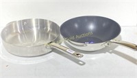 Pair of Stainless Steel Pans