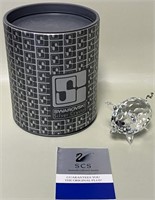 J - SWAROVSKI CRYSTAL PIG FIGURINE (J58)