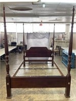 Queen Size Wooden 4 Poster Bed Frame