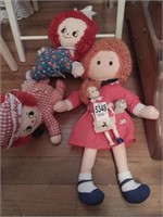 Annie dolls & ragged Andy & Ann