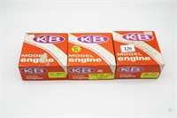 (3) K&B Model Engines