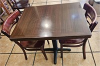 30" x 24" Table & 2 Chairs