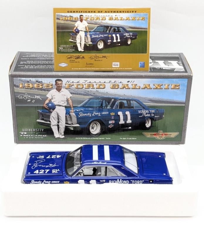 1/24 Ned Jarrett's Autographed #11 Ford Galaxie