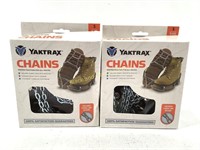 (2) New YAKTRAX Shoe Chains