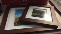 2 NICE PICTURES W/ FRAMES