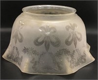 Etched Frosted Glass Shade
