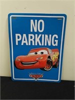10 x 13" metal no parking cars sign