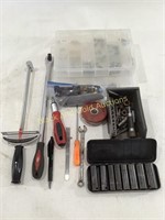 Assortment of Tools & Drill Bits