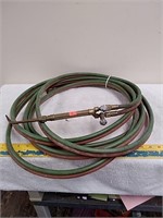 Acetylene/oxygen hoses with uniweld torch head